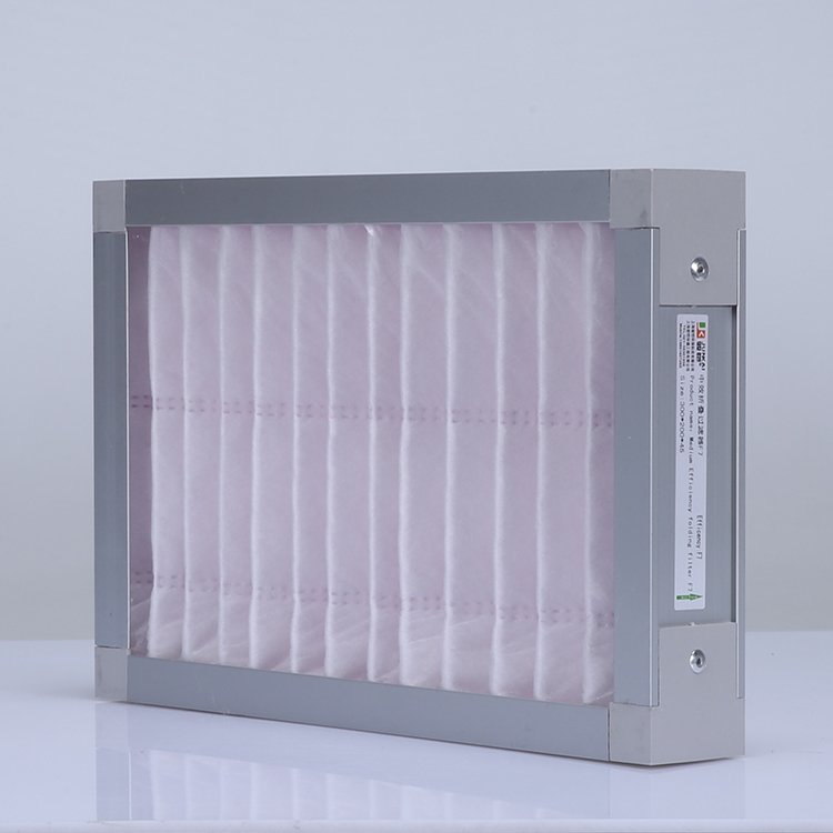 F7 中效板式折疊過濾器