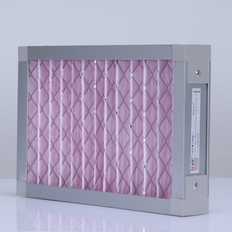 F7 中效板式折疊過濾器